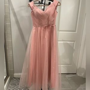 Off Shoulder Bridesmaid/ Prom Dress